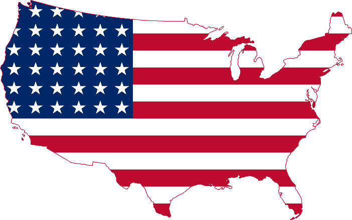 Lost Title Solution -Flag Map of the United States